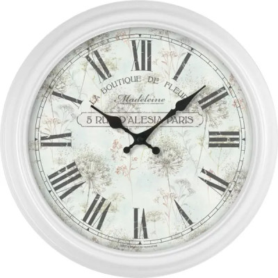 Часы настенные Troykatime Одуванчики круглые пластик цвет белый/бежевый бесшумные ø31 см