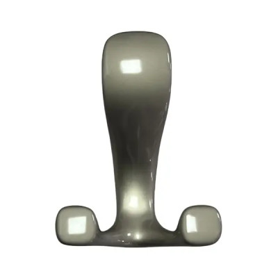 Мебельный крючок N00-N00-SN 10 см нержавеющая сталь цвет никель