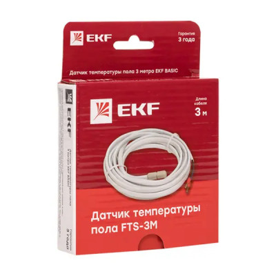 Терморегулятор для теплого пола EKF Basic цвет белый