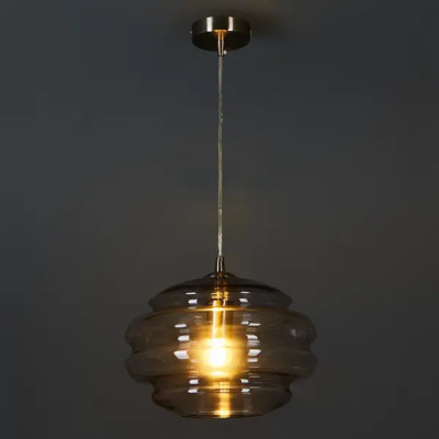 Светильник подвесной Ruche 1 лампа 4 м² цвет серебристый
