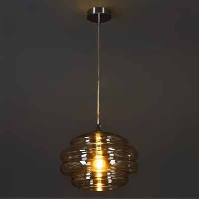 Светильник подвесной Ruche 1 лампа 4 м² цвет серый