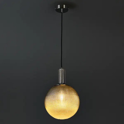 Светильник подвесной Milagro 1 лампа 4 м² цвет серебристый