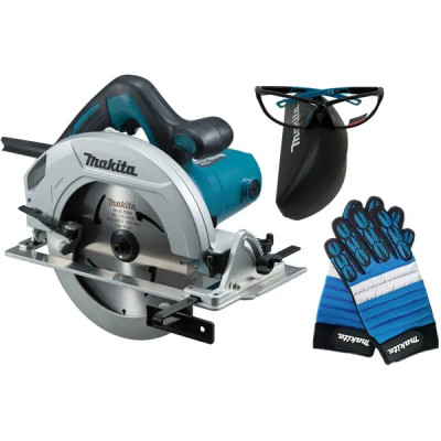 Пила циркулярная сетевая Makita HS7600, 1200 Вт, 185 мм