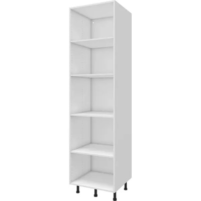 Шкаф-колонна кухонный напольный 214.4x56x60 см Delinia ID ЛДСП цвет белый