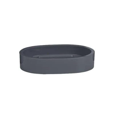 Мыльница Fixsen Round Gray FX-453-4 пластик цвет серый