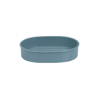 Мыльница Fixsen Round Blue FX-455-4 пластик цвет синий