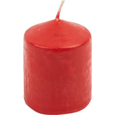 Свеча столбик красная 7 см