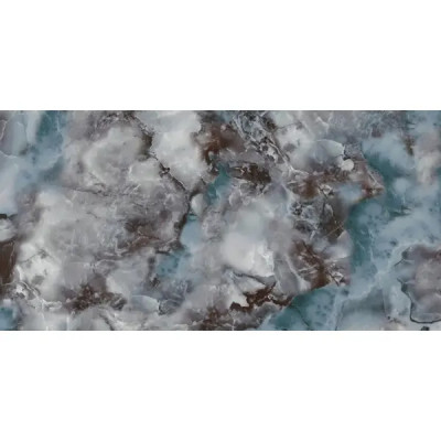 Глазурованный керамогранит Orbico Aqua 60x120 см 1.44 м² полированный цвет голубой