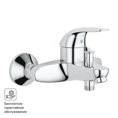 Смеситель для ванны Grohe Euroeco 32743000 однорычажный цвет хром