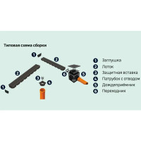 Поддон придверный 600x400 мм пластик