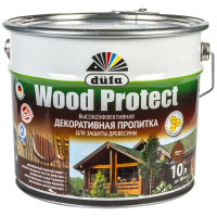 Антисептик Wood Protect цвет махагон 10 л