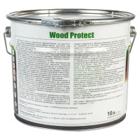 Антисептик Wood Protect цвет махагон 10 л