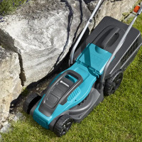 Газонокосилка электрическая Gardena PowerMax 1100/32 1100 Вт 32 см