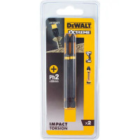 Бита ударная Dewalt PH2x89 мм, 2 шт.