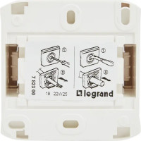 Выключатель накладной Legrand Quteo 1 клавиша цвет белый