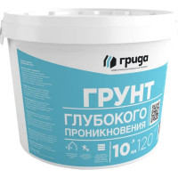 Грунтовка глубокого проникновения Grida 10 кг