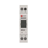 Переключатель EKF 1P 63 А трехпозиционный