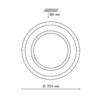 Светильник floors 48w led пласт ду