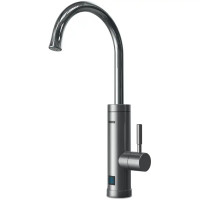 Проточный водонагреватель электрический Zanussi SmartTap Steel 3.3 кВт серый