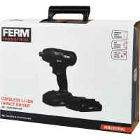 Винтоверт аккумуляторный Ferm CDM1142P, 20 В Li-ion 2x2 Ач, 150 Нм