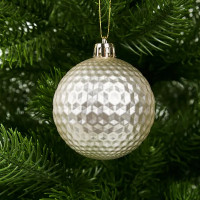 Набор новогодних шаров Christmas ø5-6 см цвет золотой 25 шт.