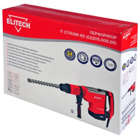 Перфоратор сетевой SDS-max Elitech 1755ЭМ HD E2205.005.00, 1700 Вт, 19 Дж