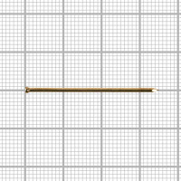 Гвозди финишные латунированные 1.2x35 мм, 100 шт.