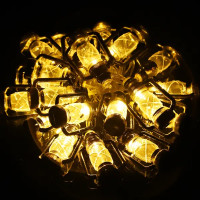 Электрогирлянда Auralight Фонарики 4 м 20 ламп теплый желтый цвет света 3 режима работы