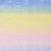 Плед Tiedye Rainbow Cat 140x200 см фланель цвет разноцветный