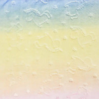 Плед Tiedye Shy Unicorn 140x200 см фланель цвет разноцветный