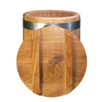 Кадка Interrasa 10 л дуб цвет коричневый