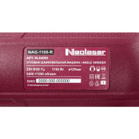 УШМ сетевая Neolaser NAG-1100-R, 1100 Вт, 125 мм