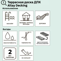 Террасная доска ДПК цвет венге 3000x140x20 мм двусторонняя вельвет/структура дерева 0.42 м²