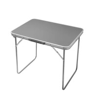 Столик кемпинговый складной 70x50x60 см сталь/пластик цвет бежевый