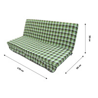 Мягкий элемент для садовых качелей 170x56x70 см цвет зеленый