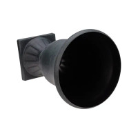 Вазон для цветов напольный ø40 h55 см v22 л пластик черный