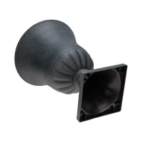 Вазон для цветов напольный ø40 h55 см v22 л пластик черный