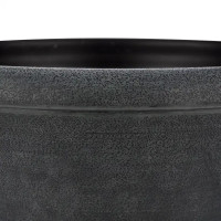 Вазон для цветов напольный ø40 h55 см v22 л пластик черный