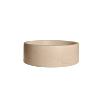 Раковина Round накладная 36x36 см цвет бежевый матовый