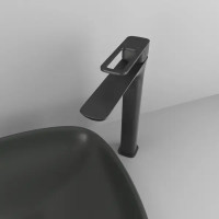 Смеситель для раковины Iddis Slide SLIGM01i01 однорычажный цвет графит матовый