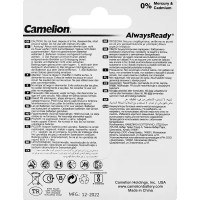 Аккумулятор Camelion Always Ready NH-AA2100ARBP2 Ni-Mh HR6 AA 2100 мАч 1.2В 2 шт.