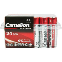 Батарейка алкалиновая Camelion Plus Alkaline LR6-PB24 AA 24 шт.