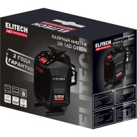 Нивелир лазерный Elitech HD LN 16D зеленый луч, 20 м