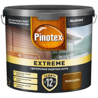 Лазурь для дерева Pinotex Extreme полуматовая тиковое дерево 2.5 л