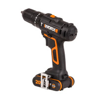 Дрель-шуруповерт аккумуляторная Worx WT375, 20 В Li-ion 2x2 Ач