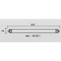 Лампа люминесцентная Osram G5 95 В 13 Вт туба 830 лм цвет света нейтральный белый