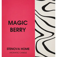Свеча ароматизированная Magic Berry красная 8.5 см