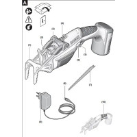 Пила садовая аккумуляторная Bosch Keo 18 В АКБ и ЗУ в комплекте
