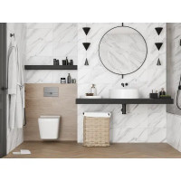 Плитка настенная Gracia Ceramica Tineo A0551Y29601, 25x60 см 1.2 м² глянцевая цвет белый