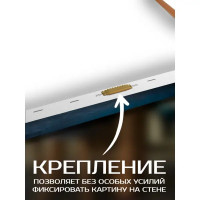 Картина на холсте Fbrush Пес в красных очках 40x50 см